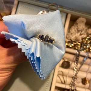 14k Blue Sapphire Marquise Ring